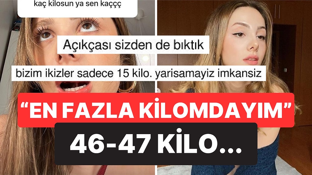 47 Kiloya "Fazla" Diyen Influencer Zeynep Sürmeli, Twitter Kullanıcılarının Bam Teline Dokundu