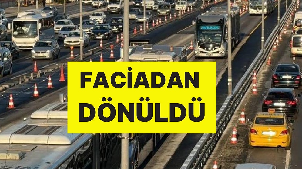 Feci Kaza: Metrobüsün Tekerleri Fırladı