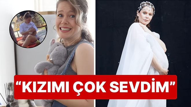 Kızı Luna'yı Kucağına Alan Burcu Biricik Sosyalleşmeye Çıktı: İlk Defa Annelik Duygularını Dile Getirdi!