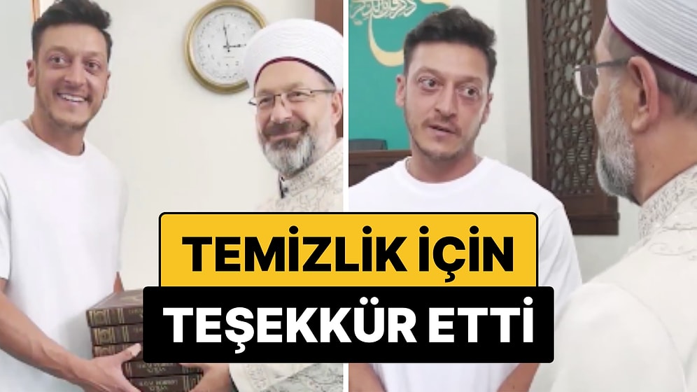 Eski Futbolcu Mesut Özil ve Diyanet İşleri Başkanı Ali Erbaş Bir Araya Geldi