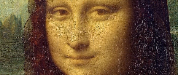 6. Mona Lisa'nın gözlerine yakından baktığınızda aslında peçe taktığını görüyorsunuz. Bu peçenin, hamile kadınlar veya yeni doğum yapmış kadınların kullandığı düşünülüyor.