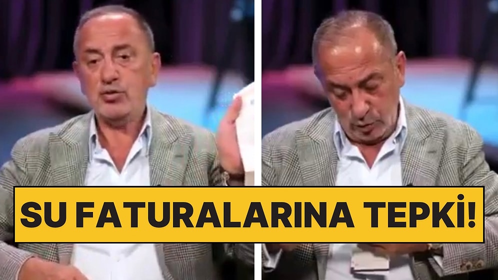 Fatih Altaylı Aylara Göre Su Faturalarını Kıyaslarak Fiyat Artışına Tepki Gösterdi