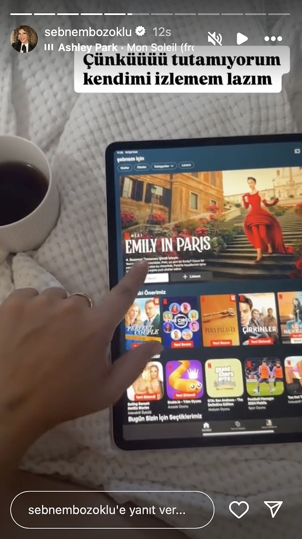 Şebnem Bozoklu, Netflix'e düştü.