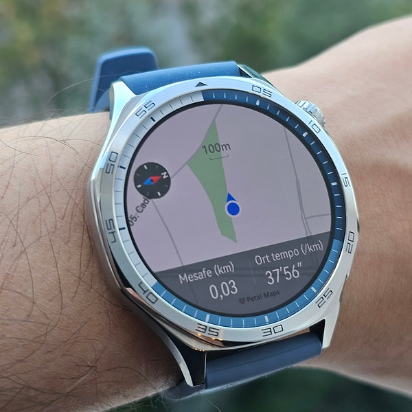 Huawei Watch GT 5'in geliştirilmiş Sunflower GPS teknolojisi sayesinde konum doğruluğu çok ileri seviyede!