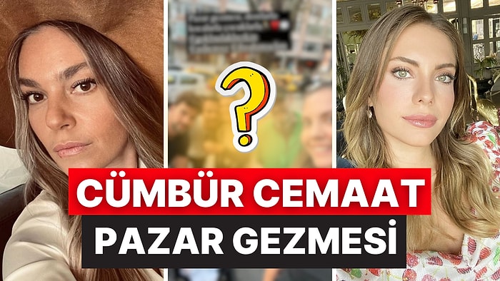 Eda Ece'nin Aslı Enver'li Mutlu Aile Tablosu Tadındaki Paylaşımı: ''Dostlarla Pazar Gezmesi''