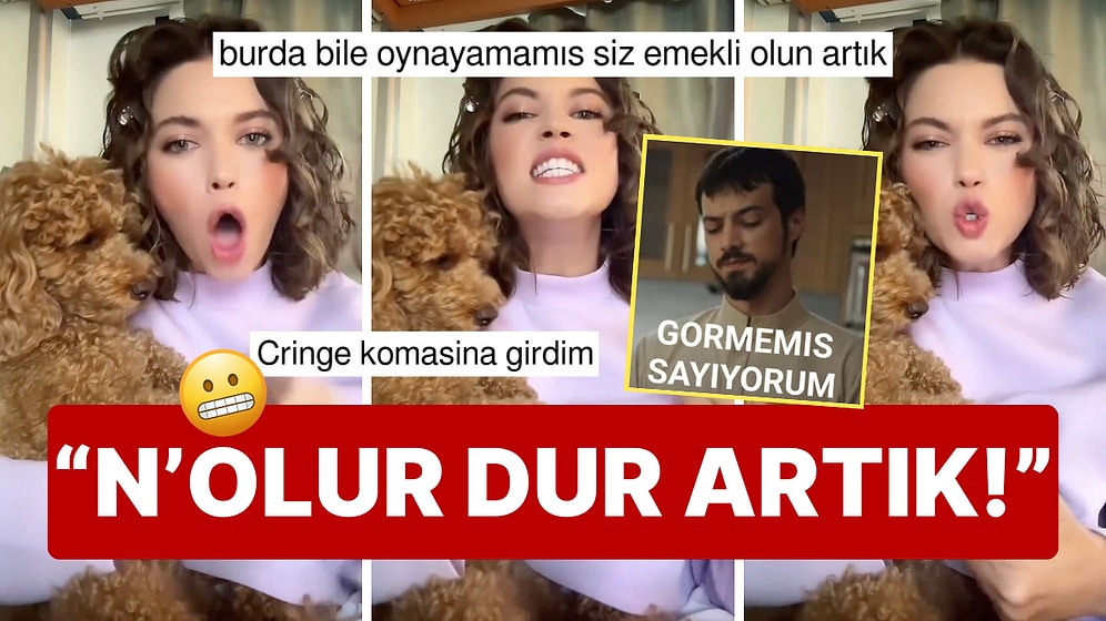 TikTok Editleriyle Yoran Afra Saraçoğlu'nun Rol Yeteneğiyle Köpeğini Bile Şoka Soktuğu Anlar "Yeter" Dedirtti!