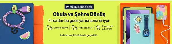 Amazonda Okula ve Şehre Dönüş kampanyasında bugün hangi indirimler var? İnceliyoruz...