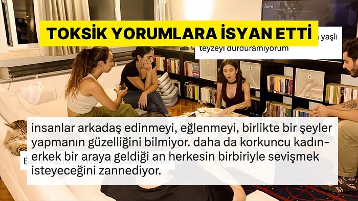 Sosyal Medyada Mutlu Bir Cumartesi Akşamını Paylaşan Kadın Gelen Yorumlara İsyan Etti