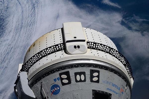 The Starliner, which successfully transported two people to space but failed to bring them back, landed on Earth after approximately six hours of flight.