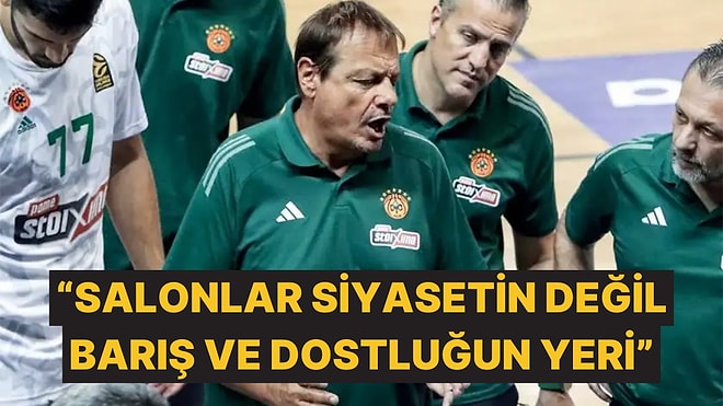 Ergin Ataman'ı Çıldırtan 'İşgal' Pankartı İçin Ataman'dan Açıklama: "Spor Salonları Siyasetin Yeri Değil"