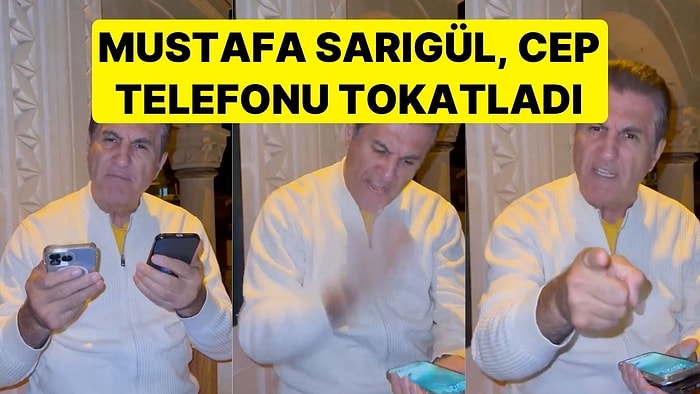 Operatör Firmalarının Fiyat Politikalarına İsyan Eden Mustafa Sarıgül, Cep Telefonu Tokatladı!