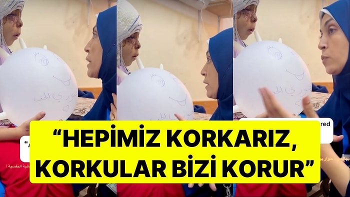 Yaralı Filistinli Çocukla Konuşan Psikolog Hayat Dersi Verdi: "Hepimiz Korkarız, Korkularımız Bizi Korur"