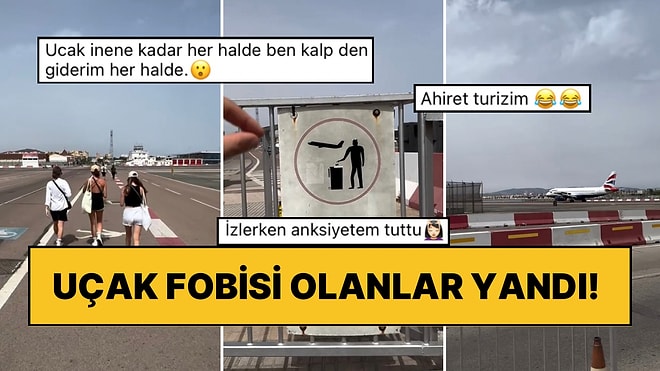 Dünyanın En Tehlikeli Havalimanlarından Cebelitarık’ta Uçakların İnişi Yürekleri Ağızlara Getiriyor