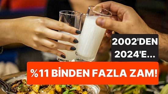 2002 Yılından Bu Yana Rakıya Yüzde 11 Bin Zam Geldi!