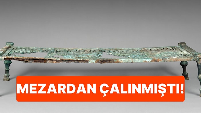 1980'lerde Mezardan Çalınarak Yurtdışına Kaçırılan 2500 Yıllık Bronz Sedir Türkiye'ye İade Edildi