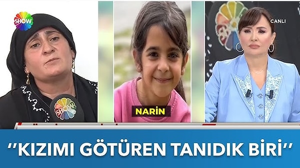 Diyarbakır'da 8 yaşındaki Narin Güran'ın öldürülmesiyle ilgili soruşturma devam ederken Didem Arslan Yılmaz, tutuklu annenin bir röportajını yayınladı.