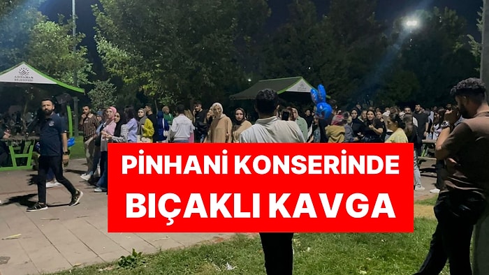 Pinhani Konserinde Ortalık Karıştı: 2 Yaralı, 3 Gözaltı