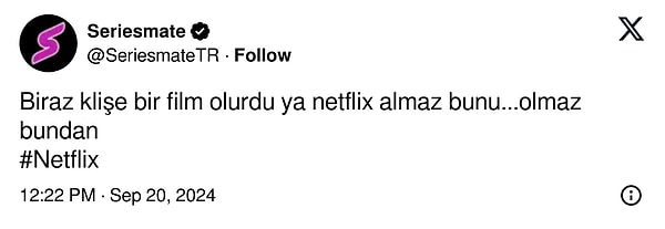 Tam Netflix almaz bunu diyorduk ki... 👇