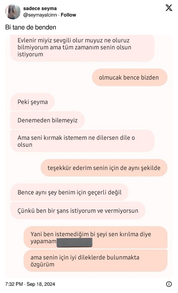 Bitti mi sandınız! Benzer anları yaşayan Twitter kullanıcıları da mesajlaşmalarını paylaştı. 👇