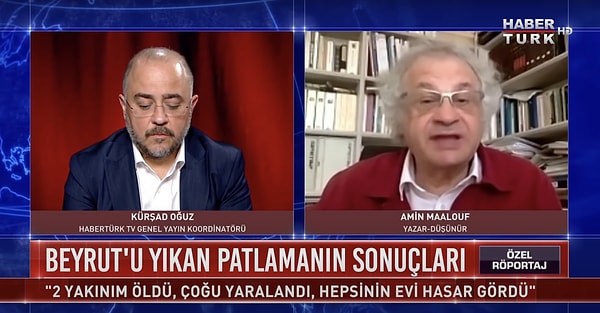 "Bir yere adam alınırken artık yeteneğe veya liyakata değil o kişinin hangi cemaat ve tarikata bağlı olduğuna bakılıyor." diyen Maalouf, ülkesinin çöküşünü de buna bağlamıştı.