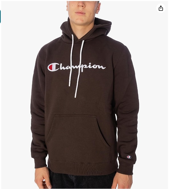 12. Champion Legacy Büyük Logolu Kapüşonlu Sweatshirt, Erkek