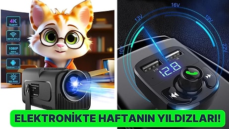 Taşınabilir Film Projektöründen Xiaomi Akıllı Saate Haftanın En Çok Satan Elektronik Ürünleri!