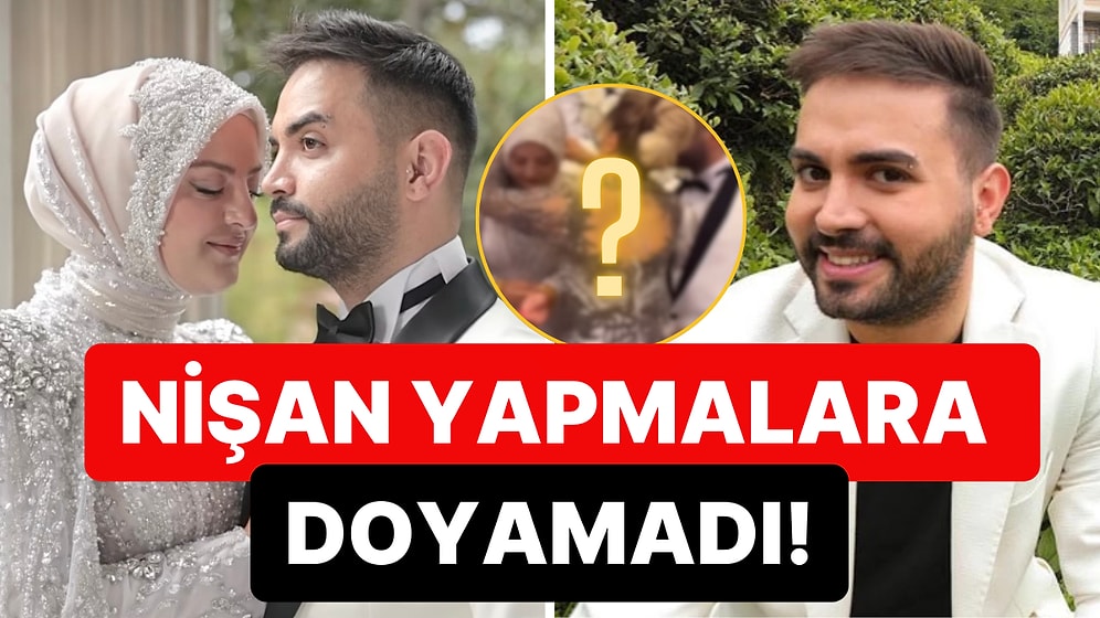 Fenomen Kadir Ezildi ve Gamze Türkmen İkinci Nişanlarını İstanbul'da Yaptı, Nişana Kayınvalide Damga Vurdu!