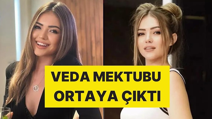 Hayatını Kaybeden Kübra Aykut'un Veda Mektubu Ortaya Çıktı: "Özür Dilerim"