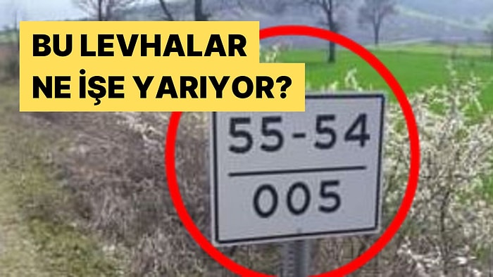 Yol Kenarlarında Gördüğümüz Beyaz Tabelaların Anlamını Biliyor musunuz?