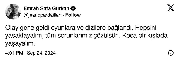 Tüm Türkiye şehit Şeyda Yılmaz için yas tuttu. Prof. Dr. Emrah Safa Gürkan da polis memuru Şeyda Yılmaz'ın şehit edilmesine tepki gösteren isimlerden bir tanesiydi.