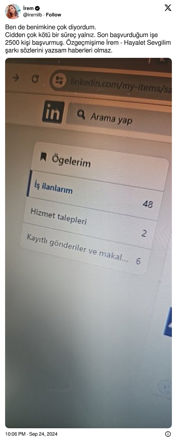 Bir de ilanlardaki yığılmalar var.