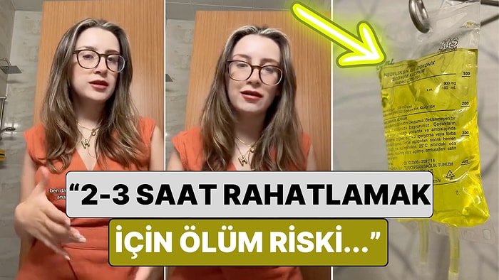 Bir Doktor Açıkladı: Doktorlar "Atom Serum" Olarak Bilinen Sarı Serumları Neden Takmak İstemez?