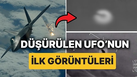 Sır Gibi Saklanan UFO'dan İlk Görüntüler! ABD Savaş Uçağı Tarafından Düşürülmeden Önce Kanada Üzerinde Uçtu