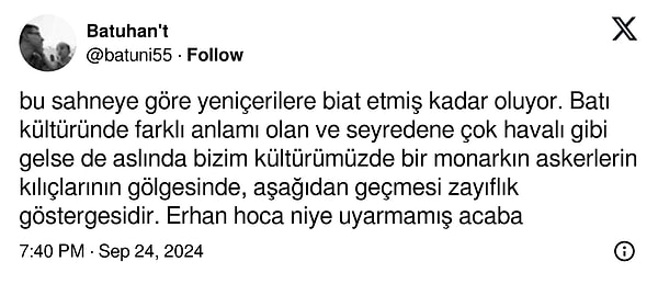 Oysa düşündüğümüz kadar görkemli bir an değilmiş... 👇