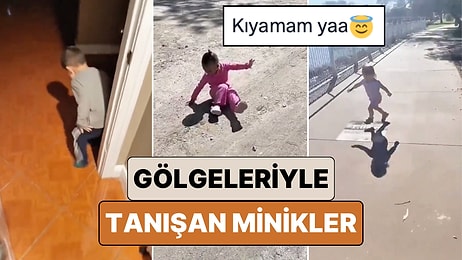 Tanımlanamayan Bir Cisim: Gölgeleriyle İlk Kez Karşılaşan Miniklerin Masum Anları