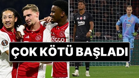 Beşiktaş, Avrupa Ligi'ne Kötü Başladı: Ajax 4-0 Beşiktaş