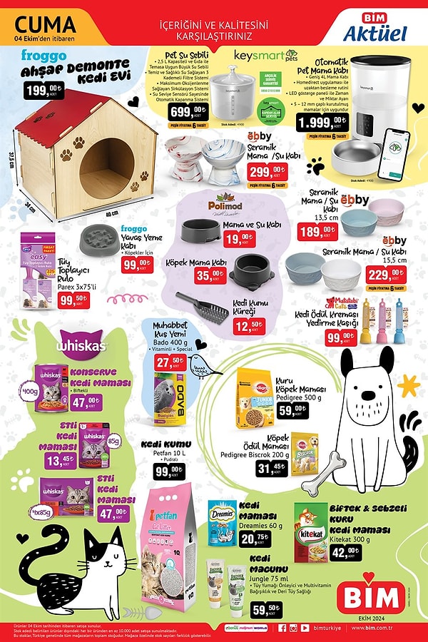 Otomatik Pet Mama Kabı 1.999 TL