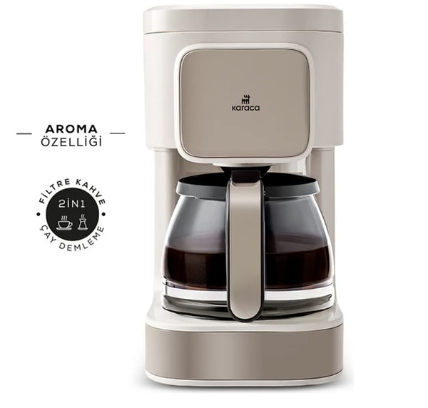 Karaca Just Coffee Aroma 2 In 1 Filtre Kahve ve Çay Demleme Makinesi