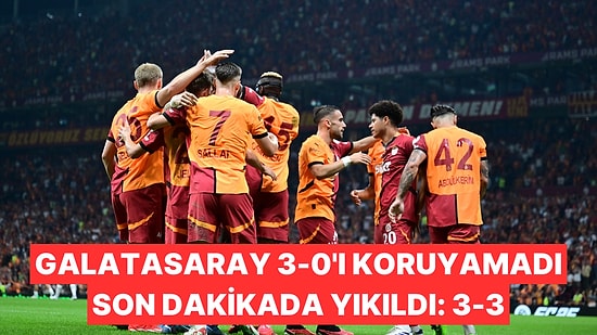 Osimhen'in Gol Sevinci Yaşadığı Gecede Galatasaray Kasımpaşa'ya Takıldı: 3-3