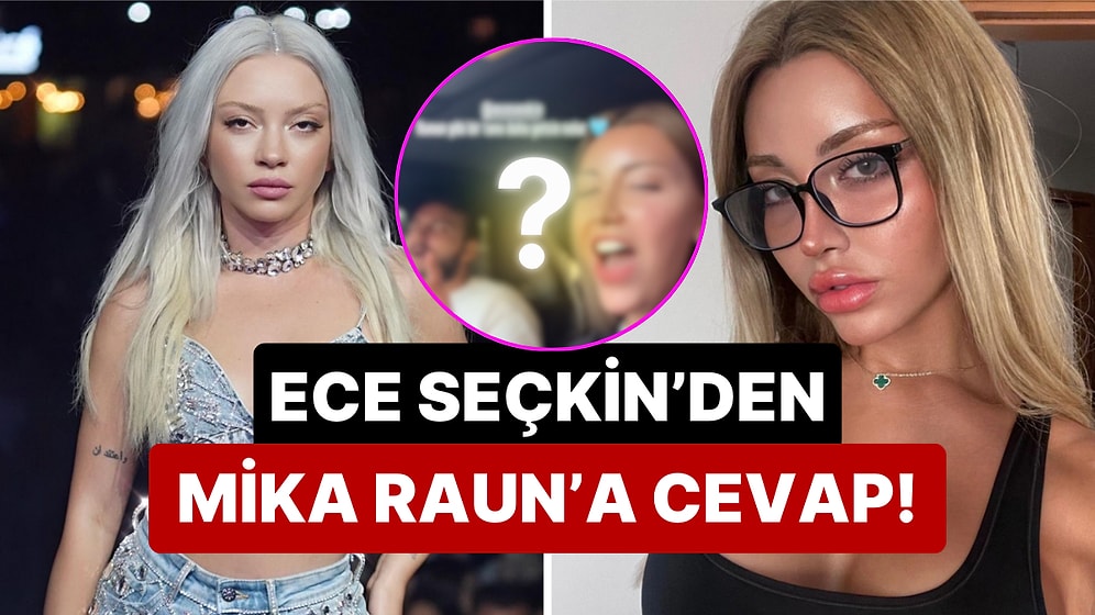 Ece Seçkin, Mika Raun ve Sevgilisinin Yıllar Önce Çıkardığı "Olsun" Şarkısına Yükselmesini Pas Geçmedi