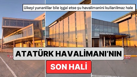 İstanbul Havalimanı'nın Hizmete Başlaması ile Kapatılan Olan Atatürk Havalimanı'nın Son Hali Paylaşıldı