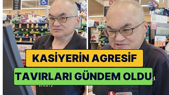 Amerika'da Türk Müşteriyi Çileden Çıkaran Bir Kasiyerin Agresif Tavırları Videoya Böyle Yansıdı