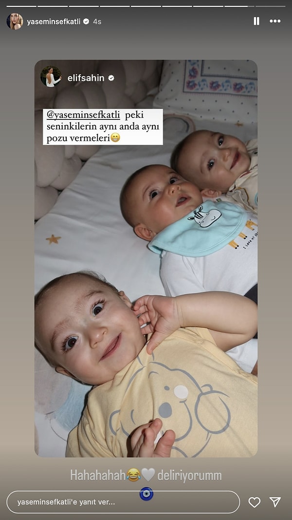 Yasemin Tatlıses, ikizlerini arkadaşlarıyla buluşturdu.