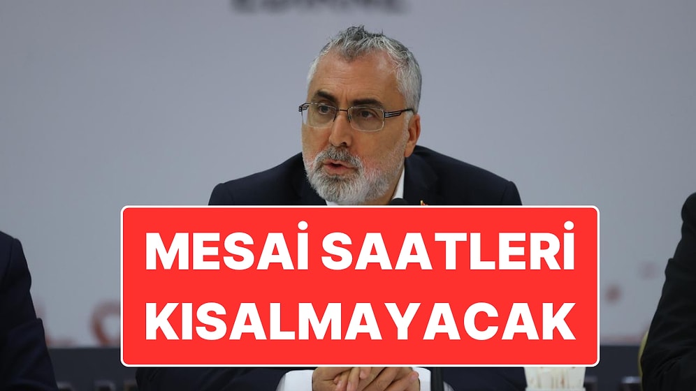 Çalışma ve Sosyal Güvenlik Bakanı Vedat Işıkhan, Emekli Maaşı ve Çalışma Saatleriyle İlgili Açıklama Yaptı