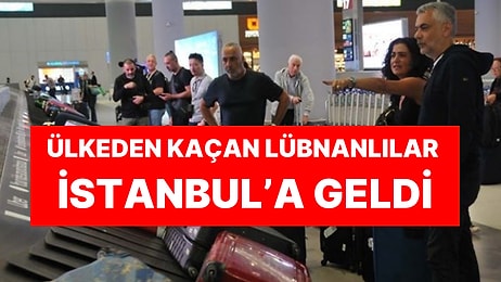 İstanbul Havalimanı'nda Hareketli Anlar: Ülkeden Kaçan Lübnanlılar Türkiye'ye Geliyor