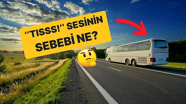 8. Otobüs, TIR, Kamyon Hepsinden Çıkan O Meşhur ''Tısss!'' Sesinin Gerçek Sebebi Ne?