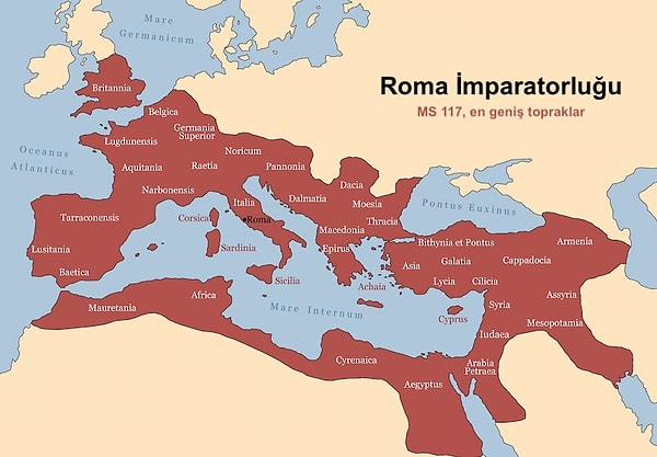 13. Roma İmparatorluğu'nun resmi dili neydi?