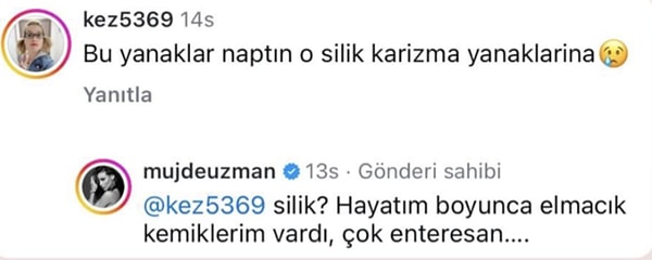 Aldığı yorumların çok enteresan olduğunu düşünmeden geçemedi 👇🏻