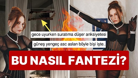 Bu Nasıl Fantezi? Serenay Sarıkaya'nın Yatağının Üstündeki Asılı Ayna Dillere Fena Düştü!