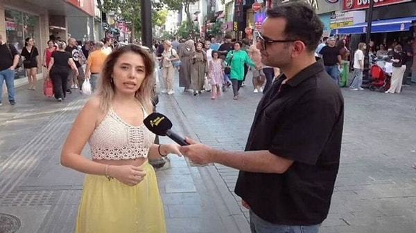 Dilruba Kayserilioğlu'nun sokak röportajında kullandığı sözler nedeniyle 18 gün cezaevinde kalması.